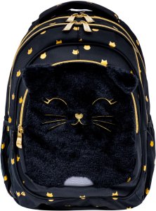 Plecak szkolny futrzany kotek Fluffy Kitty AB330 3 komorowy 20l ASTRABAG 6