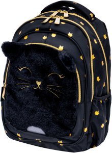 Plecak szkolny futrzany kotek Fluffy Kitty AB330 3 komorowy 20l ASTRABAG 7