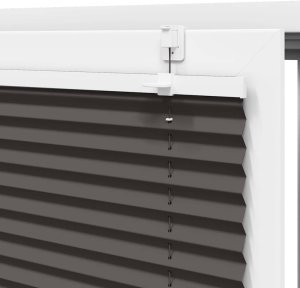 vidaXL Roleta plisowana czarna 90x150 cm Szerokość tkaniny 89,4 cm 9