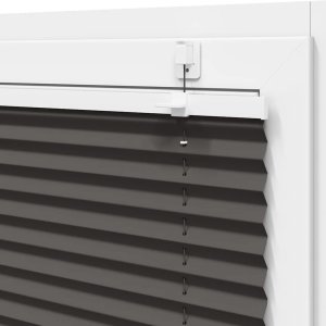 vidaXL Roleta plisowana czarna 90x150 cm Szerokość tkaniny 89,4 cm 10