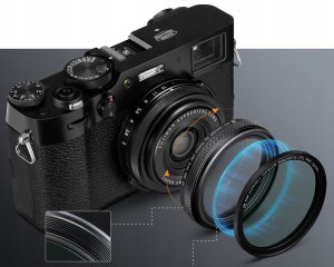 Filtr K&F Filtr UV Nano-X MRC CONCEPT do FujiFilm X100 X100S X100V X100F X100VI / KF01.2882 8