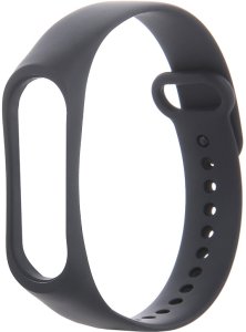 Pasek silikonowy do Xiaomi Mi Band 3 / 4 czarny 1