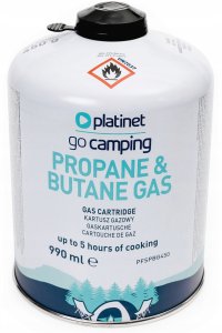Kemper PLATINET BUTANE & PROPANE GAS CARTRIDGE CANISTER NABÓJ 450g 2