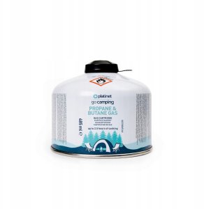 PLATINET BUTANE & PROPANE GAS CARTRIDGE CANISTER NABÓJ 230g 1