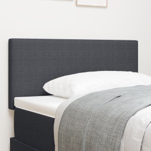 Wezgłowie Proste Szare 100 cm Materiał Velvet 1