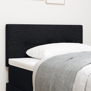 Wezgłowie z guziczkami Czarny 80 cm Materiał 1