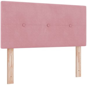 Wezgłowie z guzikami Różowe 80 cm Aksamit 2