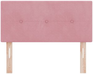 Wezgłowie z guzikami Różowe 80 cm Aksamit 4