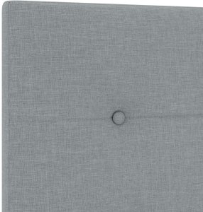 Wezgłowie z guzikami, jasno szare, 90 cm, tkanina 8