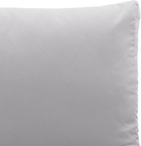 vidaXL Sofa ogrodowa 2-osobowa z jasnoszarymi poduszkami 8