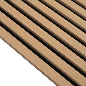 Panele ścienne akustyczne 8 szt. listewkowe fornir dębowy 7