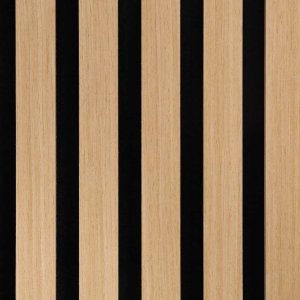 Panele ścienne akustyczne 8 szt. listewkowe fornir dębowy 9