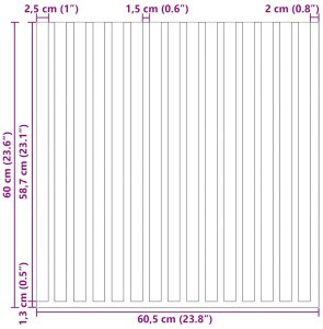 Panele ścienne akustyczne 8 szt. listewkowe fornir dębowy 10