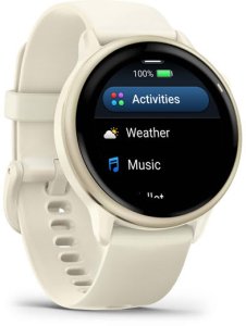 Smartwatch Garmin Vivoactive 6 Beżowy Lunar Gold 010-02985-01 3