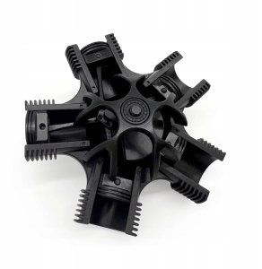 Derva 3D spausdinimui XVN-50 (inžinerinė) 1L juoda AMERALABS 4