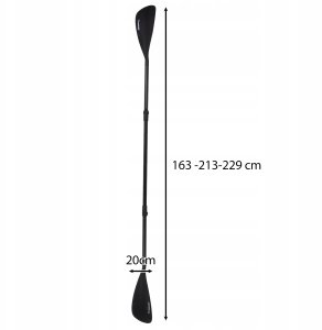 Wiosło regulowane 4-częściowe 229cm 2w1 Trizand 3