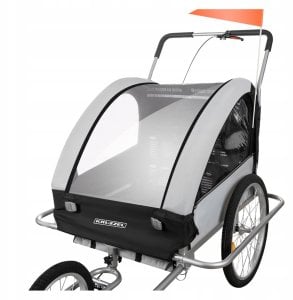 Przyczepka rowerowa amortyzowana 3w1 Kruzzel 25372 6