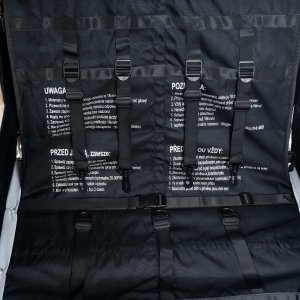 Przyczepka rowerowa amortyzowana 3w1 Kruzzel 25372 10