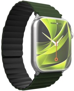 Mobile Origin Magnetic Watch Strap II, green/black - Apple Watch 49mm/46mm/45mm/44mm 1