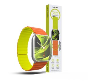 Mobile Origin Magnetic Watch Strap II, orange/green - Apple Watch 49mm/46mm/45mm/44mm 1