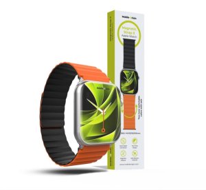 Mobile Origin Magnetic Watch Strap II, orange/black - Apple Watch 49mm/46mm/45mm/44mm 1