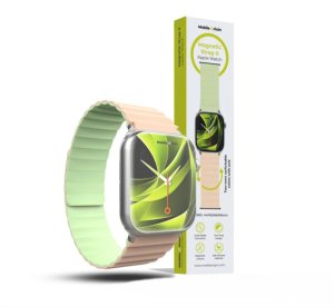 Mobile Origin Magnetic Watch Strap II, pink/light green - Apple Watch 49mm/46mm/45mm/44mm 2