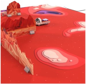Ozobot Challenge Mat: Mission to Mars 2