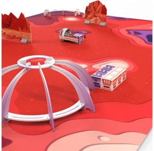 Ozobot Challenge Mat: Mission to Mars 3
