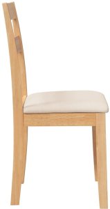 vidaXL Krzesła do jadalni z poduszkami 2 szt. drewno lite guma 6