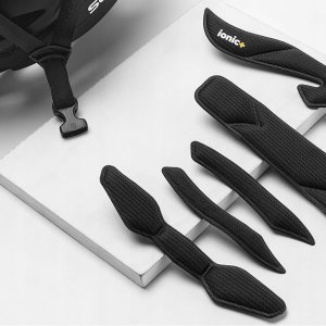 Kask rowerowy Rockbros z szybką, odpinane okulary z ochroną UV, unisex, matowy - biały 6