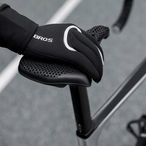 Rękawiczki rowerowe Rockbros pełne, wodoodporne, rozmiar: L/XL - czarne 5