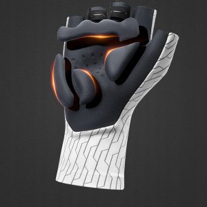 Rękawiczki kolarskie Rockbros szosowe rozmiar: M - biało-czarne 3