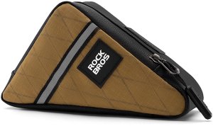 Torba trójkątna Rockbros na ramę rowerową 0,3l - brązowa 1