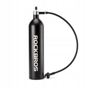 Zbiornik ciśnieniowy Rockbros do pompowania opon bezdętkowych tubeless 200 PSI 1.2l - czarny 1