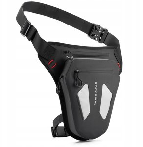 Torba motocyklowa Rockbros na nogę, udo, pas, ramię - czarna 4
