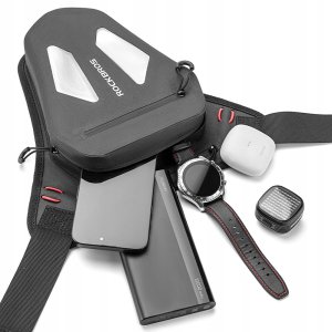 Torba motocyklowa Rockbros na nogę, udo, pas, ramię - czarna 5