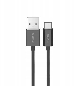 Kabel Puro 12W TPE USB-A - Micro-USB 2m - czarny 1