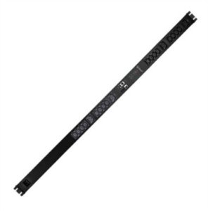 GUDE EPC 87-3300-18 30-drożne przełączane i mierzone PDU, instalacja pionowa 0U, 400V 3x16A, czarny, 170 cm 1