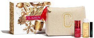 Clarins Total Eye Lift Routine zestaw liftingujący krem pod oczy 15ml + olejek do demakijażu 50ml + tusz do rzęs 3ml 1
