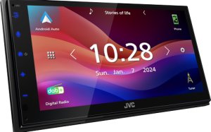 JVC KW-M595DBT radio samochodowe Czarny Wi-Fi 22 W Bluetooth 2
