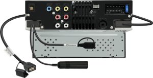 JVC KW-M595DBT radio samochodowe Czarny Wi-Fi 22 W Bluetooth 6