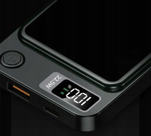 SZYBKI BEZPRZEWODOWY MAŁY POWER BANK MagSafe INDUKCYJNY 5000mAh 22,5W USB-C 5