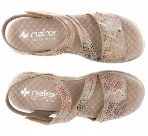 Rieker Sandals 60464-90 Beżowe 39 5