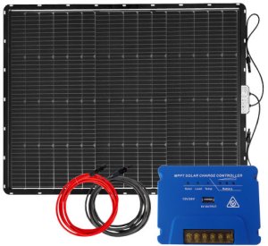 Zestaw solarny przenośny 150W 12V MPPT 15A 1