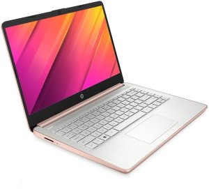 Laptop edukacyjny HP 14-dq0762dx / 9R8G4UA / Intel N4120 / 8GB / 128GB eMMC / HD / Win 11 / Różowy 2