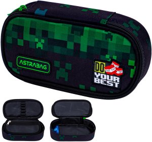 Piórnik kosmetyczka etui usztywniany z klapką Minecraft AC6 ASTRA 1