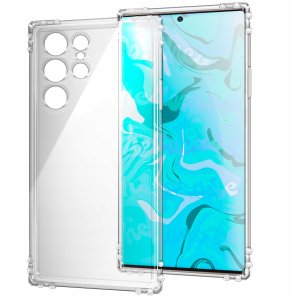 Hello Case ETUI PANCERNE DO SAMSUNG GALAXY S22 ULTRA | CASE SILIKON SLIM SZKŁO 9H 2