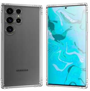 Hello Case ETUI PANCERNE DO SAMSUNG GALAXY S22 ULTRA | CASE SILIKON SLIM SZKŁO 9H 3