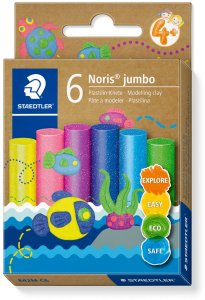 STAEDTLER Plastilin-Knete Noris Jumbo glitter 1