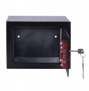 Sejf manualny DONAU TECH, 230x170x170 mm, czarny 3